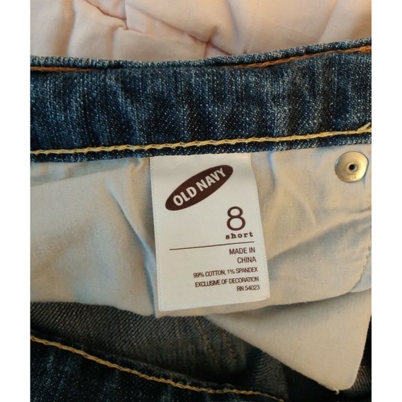 Old Navy Women's Diva Blue Denim Jeans: Short (size 8) - Picture 5 of 8